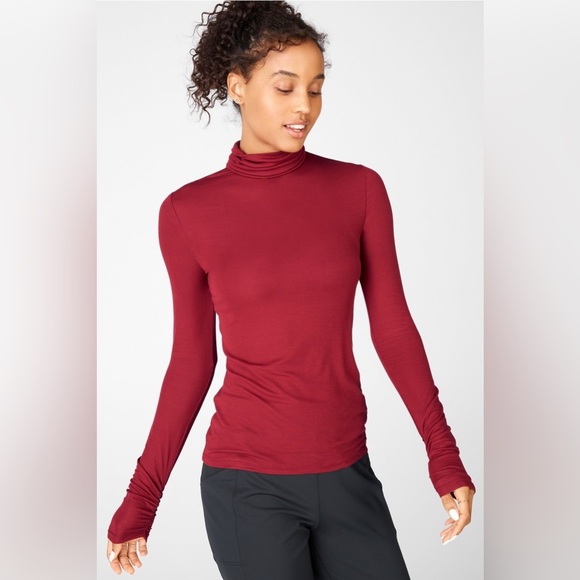 Fabletics Tops - Fabletics Jess Long-Sleeve Turtleneck Top‎
